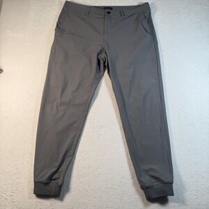 AG Asher Pants Mens 36x29 Gray Jogger Slim Tapered Cuffed‎ Stretch Chino
